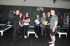 No Barriers Foundation Reformer Pilates fundraiser ongoing now at the FitHub, Mountain Top as part of the organisation's fundraising ahead of the North West 10k. Included here are from Johnny Loughery, Louise Rouse, Lisa Loughrey, Sharon Gildea, John Loughrey, Paul Gallagher and John Gildea